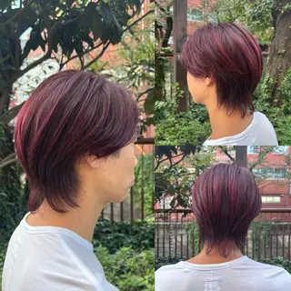 ショート カラー メンズ 居心地の良さ◎ 明るいお店です◎のヘアスタイル