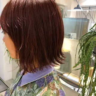 ミディアム カラー IVORY.所属・🟩白髪ぼかし/ボブ /ショートヘア/大司のヘアスタイル