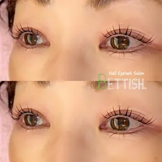 マツエク・マツパ BETTISH🩵 SERIのマツエク・マツパデザイン