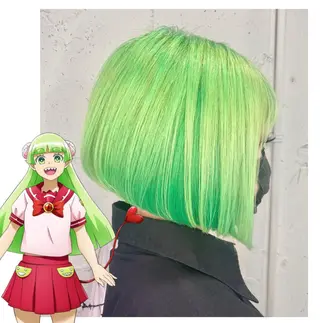 ショート カラー GARU-ガル-所属・TSUNO🦖 派手髪/オタク美容師のヘアスタイル