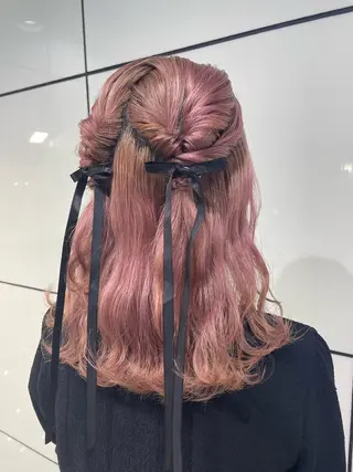 ヘアアレンジ るか/透明感 カラー/アレンジのヘアスタイル