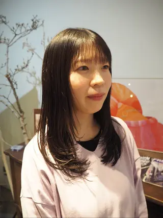 ロング nishihama nanaのヘアスタイル