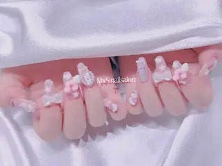 ネイル MxS Nail 【長さだし/フィルイン/マグネット/ワンホンネイル/韓国ネイル/パラジェル】所属・M×S Nail みなのネイルデザイン