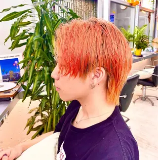 ショート カラー メンズ 普通の美容室じゃない ‼️/若林のヘアスタイル