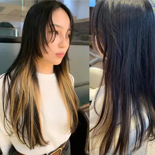 ロング カラー パーマ ヘアアレンジ メンズ キッズ ネイル マツエク・マツパ アイブロウ rewards成城学園前店所属・hiro【沿線で叶う 似合わせhair】のヘアスタイル