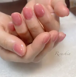 ネイル うる艶♡透明感ネイル Rirashiaのネイルデザイン