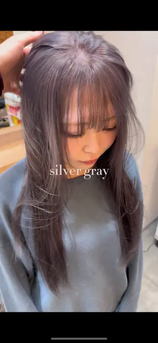 ロング カラー little×PORTO 元町店所属・藤本 あさひのヘアスタイル