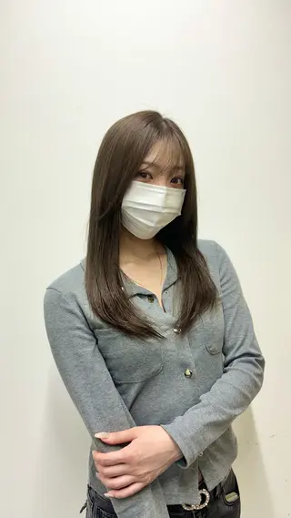 セミロング ボブ/透明感カラー 🇰🇷Ryotaのヘアスタイル