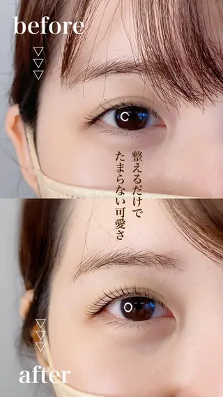 マツエク・マツパ 井上 美祐希のマツエク・マツパデザイン