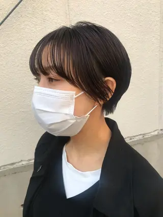 ショート さの あやねのヘアスタイル