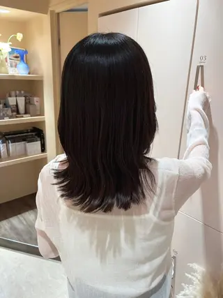 ミディアム emu marinaのヘアスタイル