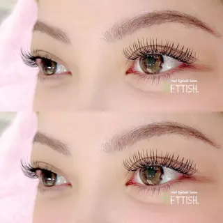 マツエク・マツパ BETTISH🩵 SERIのマツエク・マツパデザイン