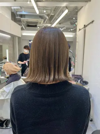 ショート カラー 髪質改善/縮毛矯正 鈴木裕介のヘアスタイル