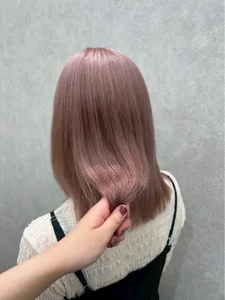 ロング カラー ハイトーンカラー🐬 えりかのヘアスタイル