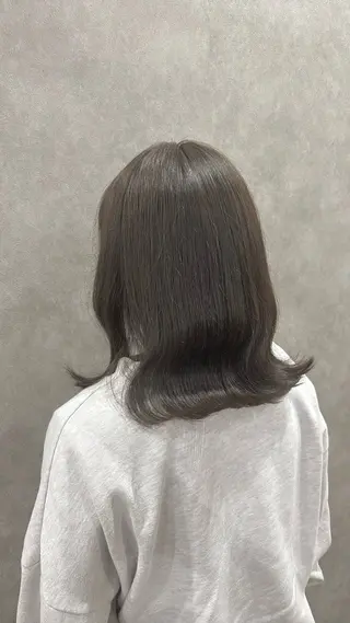 ミディアム カラー 透明感カラー/ ブリーチ無し/RYOのヘアスタイル