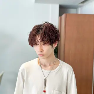 ショート メンズ 似合わせパーマ🔥 河浪  大智のヘアスタイル