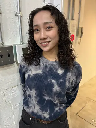 セミロング saru所属・大西 柚羽のヘアスタイル