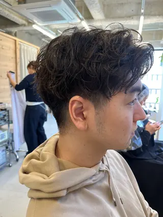 パーマ メンズ メンズパーマ/天神 大名/MIYAKEのヘアスタイル