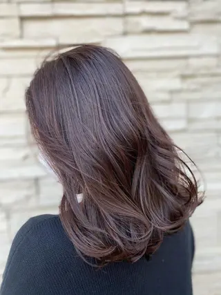 セミロング 😺ヒアリング 重視😺小川のヘアスタイル