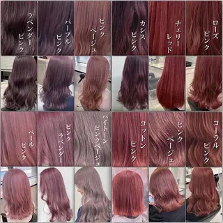カラー ダブルカラー 韓国ヘアKYONのヘアスタイル