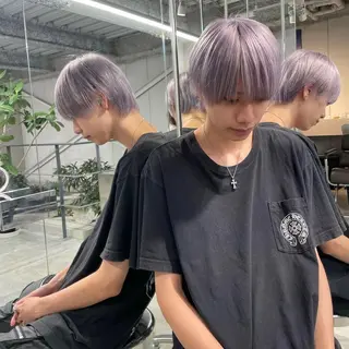 ショート カラー メンズ 花香竜太/エクステ /ハイトーンカラーのヘアスタイル