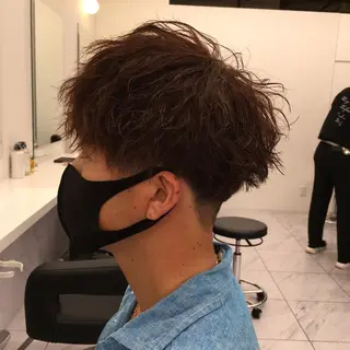 ショート カラー パーマ メンズ 🔥メンズ特化🔥 木村 祐太のヘアスタイル