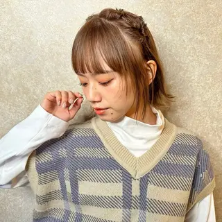 ショート ヘアアレンジ 青田 明日海のヘアスタイル