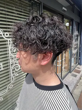 ショート パーマ メンズ ヤシロケンタ メンズ特化のヘアスタイル