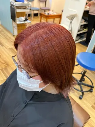 ミディアム カラー 🐰ハイトーンカラー 畠山　渡🐰のヘアスタイル