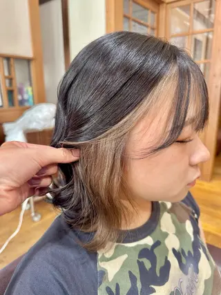 ミディアム topstylist 遠山康兵のヘアスタイル