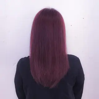 ロング カラー トミタ アツシのヘアスタイル