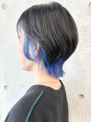 ショート 小顔ボブ/お悩み解決 /ボブパーマ/とういのヘアスタイル