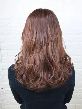 セミロング カラー エイジングケア特化 美容師✂️山崎竜二のヘアスタイル