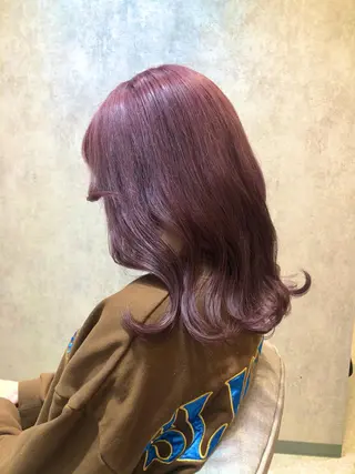 ミディアム カラー ヘアアレンジ 山本 史奈のヘアスタイル
