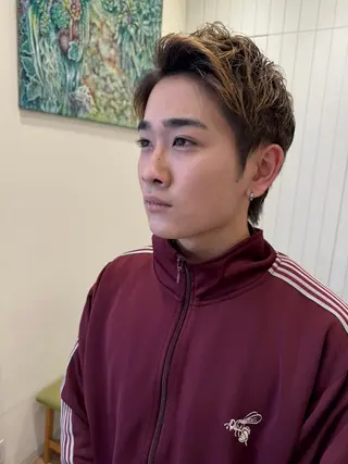 メンズ メンズカット/ ブリーチ/かほのヘアスタイル