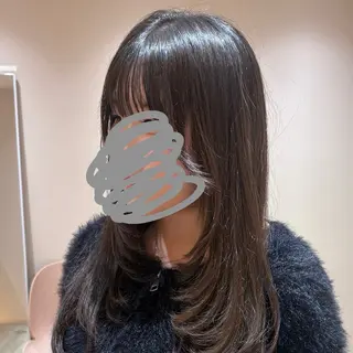 ロング レイヤーカット/ 透明感カラー/めいのヘアスタイル