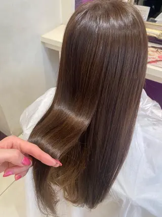 ロング カラー 村橋 葵緒のヘアスタイル