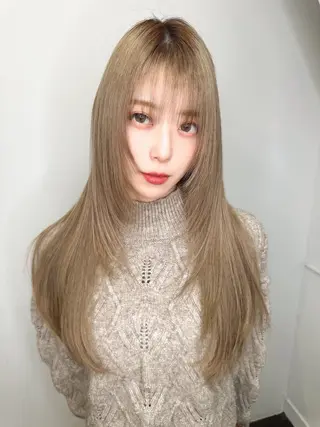 ロング カラー ワンホンヘア ケラチン/Kaitoのヘアスタイル