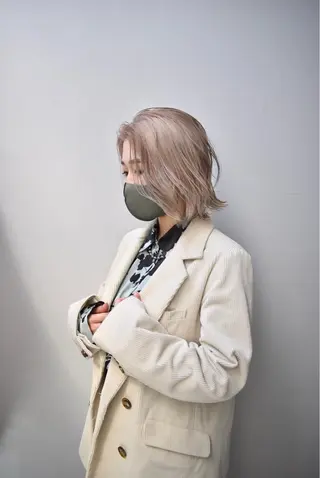 ショート カラー メンズ特化 パーマ/オザワのヘアスタイル