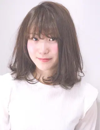 ミディアム カラー salon trim所属・米澤 篤志のヘアスタイル