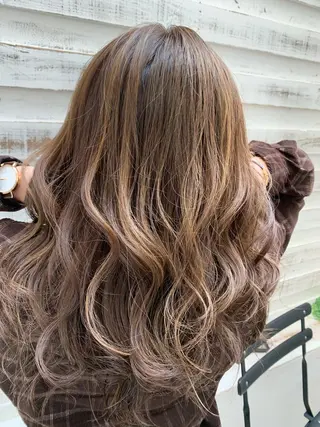 ロング カラー ヘアアレンジ 指名支持率NO.1 スタイリストのヘアスタイル