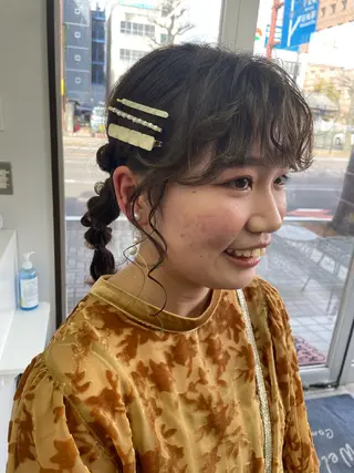 ヘアアレンジ オノ アカネのヘアスタイル