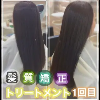 ロング カラー 『艶髪』で印象が激変 ！髪質改善専門KONのヘアスタイル