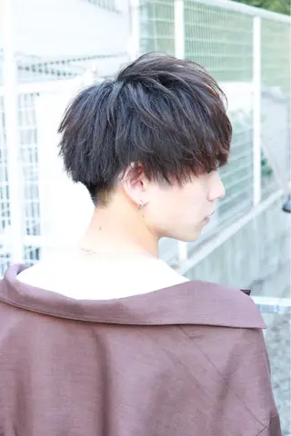 ショート パーマ メンズ Alea by  little横浜所属・💞あざと可愛い💞 児玉大地のヘアスタイル