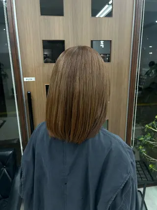 ミディアム カラーモデル募集中/ 辻堂/ハタエクルミのヘアスタイル