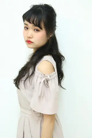 ロング ヘアアレンジ 駅チカ【ali'i】 アリイ花崎友美☘のヘアスタイル