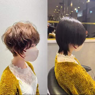 ショート カラー 大人のお悩み解決 鶴見/菅谷光哉のヘアスタイル