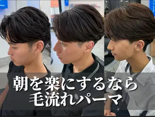 ショート パーマ メンズ 亀井隆汰/メンズ専門 パーマ特化美容師のヘアスタイル