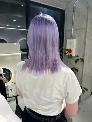 カラー 艶ブリーチ/表参道 ハイトーン /実乃梨のヘアスタイル