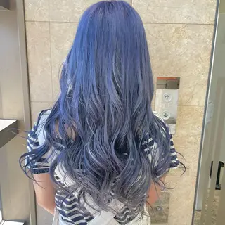 ロング カラー Blanche by artina川崎店所属・ゆう🫧 透明感/ハイトーンのヘアスタイル